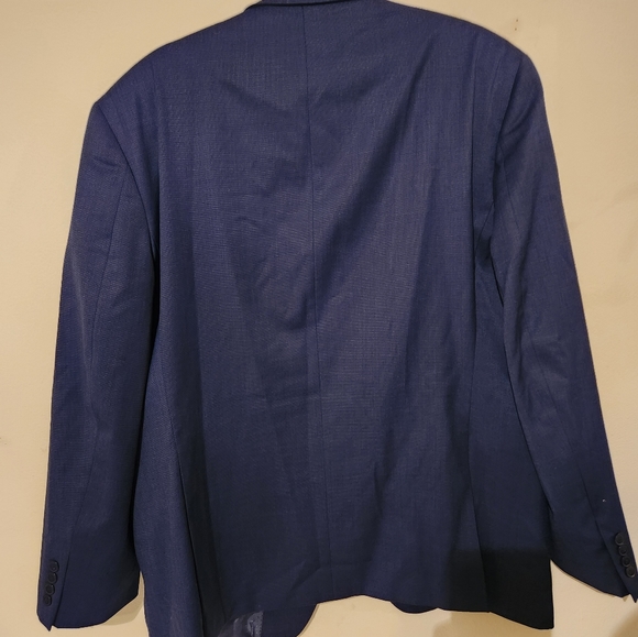 COLLECTION BY MICHAEL STRAHAN NAVY 46R SPORTS COAT 2 BUTTON - Picture 2 of 7